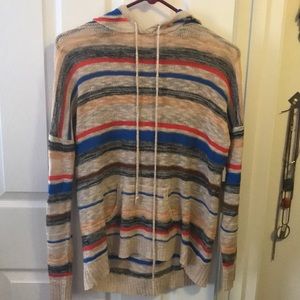 Striped light weight sweatshirt